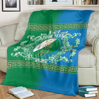 Personalized Italy Abruzzo Blanket Baroque Motif