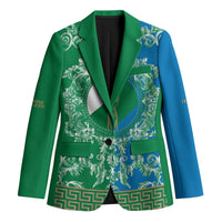 Personalized Italy Abruzzo Blazer Baroque Motif