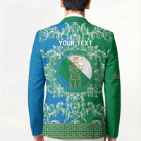 Personalized Italy Abruzzo Blazer Baroque Motif