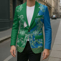 Personalized Italy Abruzzo Blazer Baroque Motif
