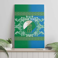 Personalized Italy Abruzzo Canvas Wall Art Baroque Motif