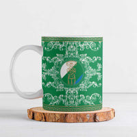 Personalized Italy Abruzzo Ceramic Mug Baroque Motif
