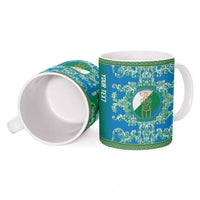 Personalized Italy Abruzzo Ceramic Mug Baroque Motif