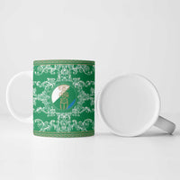 Personalized Italy Abruzzo Ceramic Mug Baroque Motif