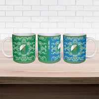 Personalized Italy Abruzzo Ceramic Mug Baroque Motif