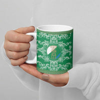 Personalized Italy Abruzzo Ceramic Mug Baroque Motif
