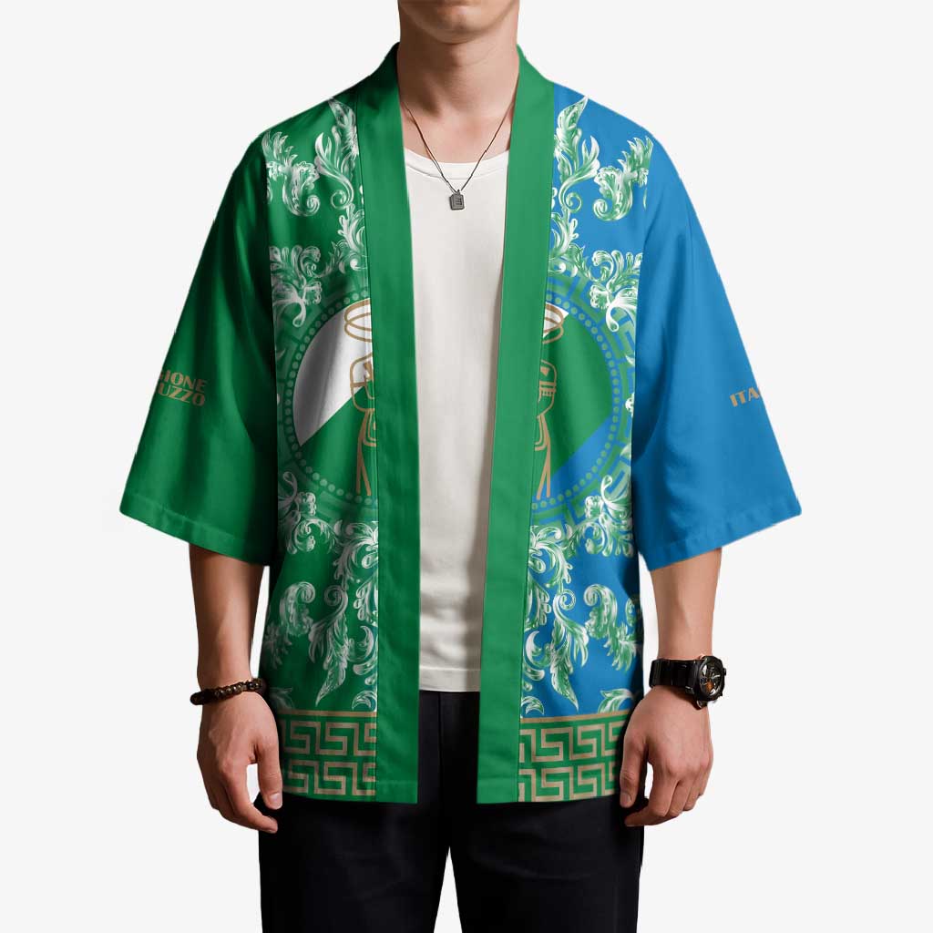 Personalized Italy Abruzzo Kimono Baroque Motif