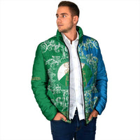 Personalized Italy Abruzzo Padded Jacket Baroque Motif