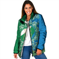 Personalized Italy Abruzzo Padded Jacket Baroque Motif