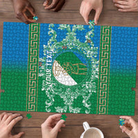 Personalized Italy Abruzzo Puzzle Baroque Motif
