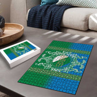 Personalized Italy Abruzzo Puzzle Baroque Motif