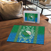 Personalized Italy Abruzzo Puzzle Baroque Motif