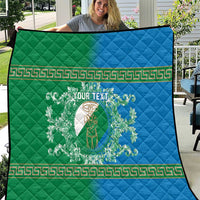 Personalized Italy Abruzzo Quilt Baroque Motif