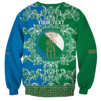 Personalized Italy Abruzzo Sweatshirt Baroque Motif