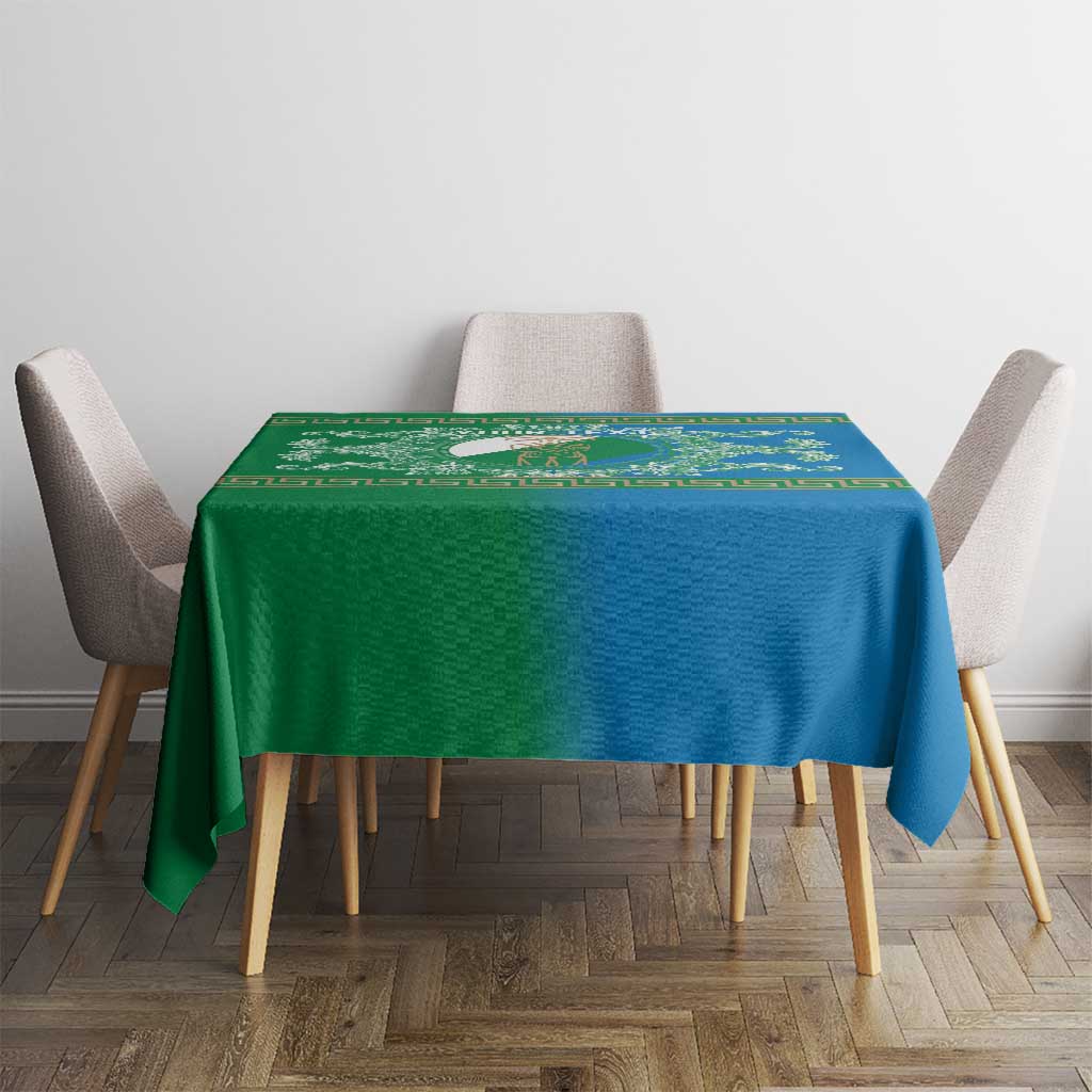 Personalized Italy Abruzzo Tablecloth Baroque Motif