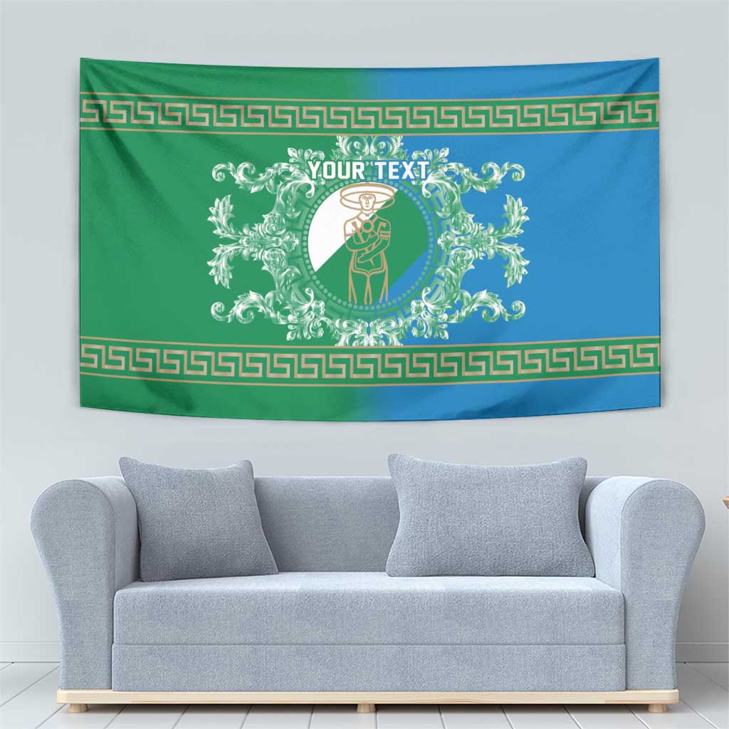 Personalized Italy Abruzzo Tapestry Baroque Motif