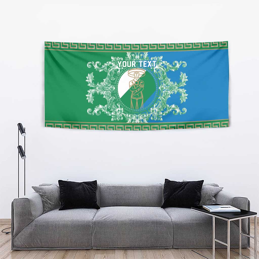 Personalized Italy Abruzzo Tapestry Baroque Motif