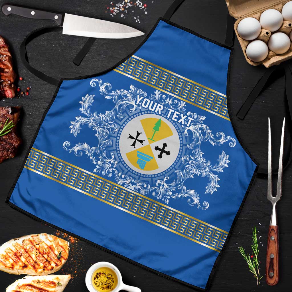 Personalized Italy Calabria Apron Baroque Motif