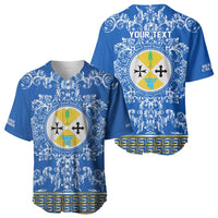 Personalized Italy Calabria Baseball Jersey Baroque Motif