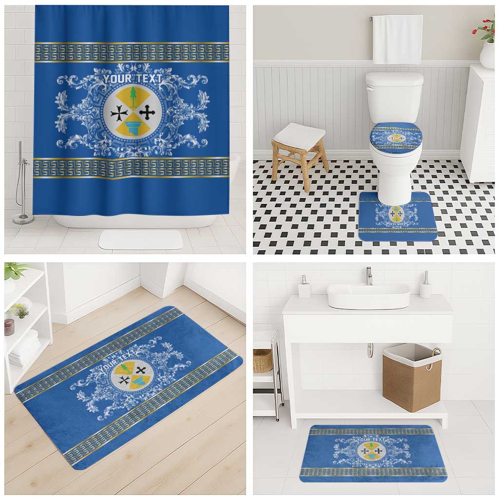 Personalized Italy Calabria Bathroom Set Baroque Motif