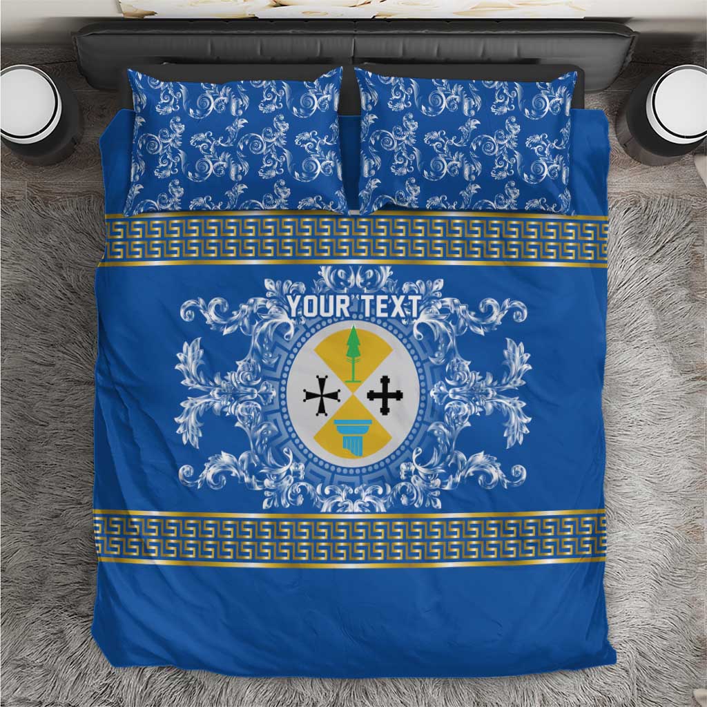 Personalized Italy Calabria Bedding Set Baroque Motif