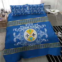 Personalized Italy Calabria Bedding Set Baroque Motif