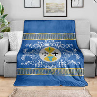 Personalized Italy Calabria Blanket Baroque Motif