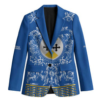Personalized Italy Calabria Blazer Baroque Motif