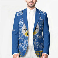 Personalized Italy Calabria Blazer Baroque Motif