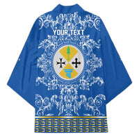 Personalized Italy Calabria Kimono Baroque Motif