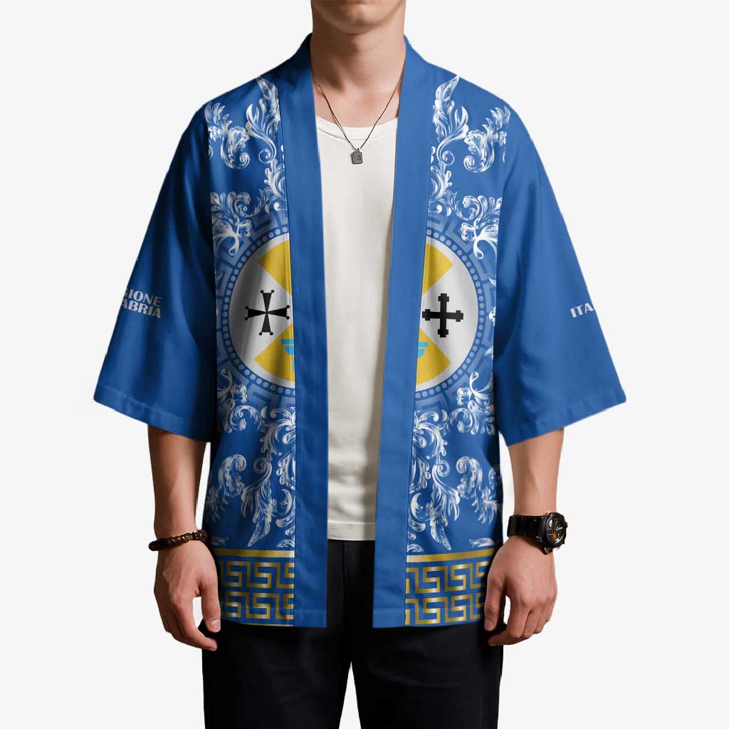 Personalized Italy Calabria Kimono Baroque Motif