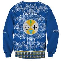 Personalized Italy Calabria Sweatshirt Baroque Motif