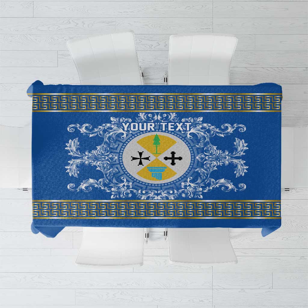 Personalized Italy Calabria Tablecloth Baroque Motif