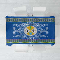 Personalized Italy Calabria Tablecloth Baroque Motif