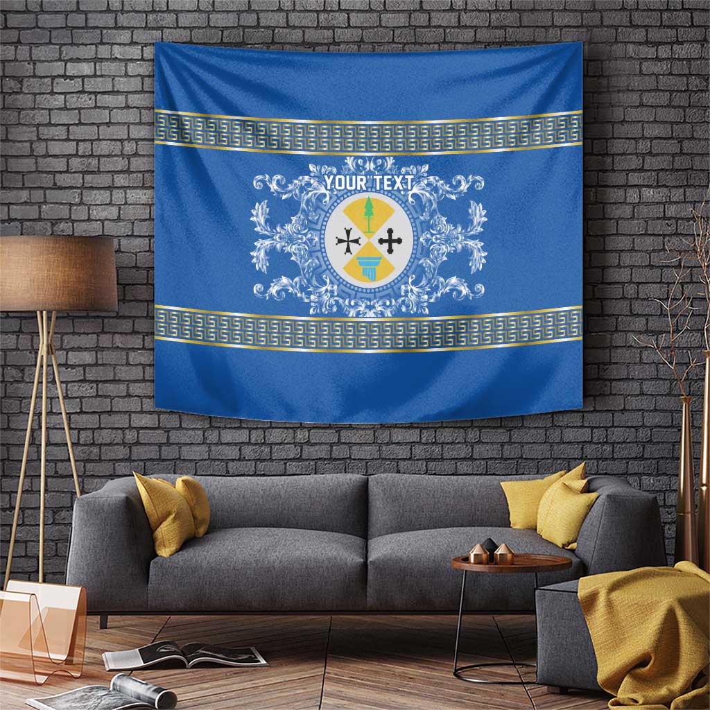Personalized Italy Calabria Tapestry Baroque Motif