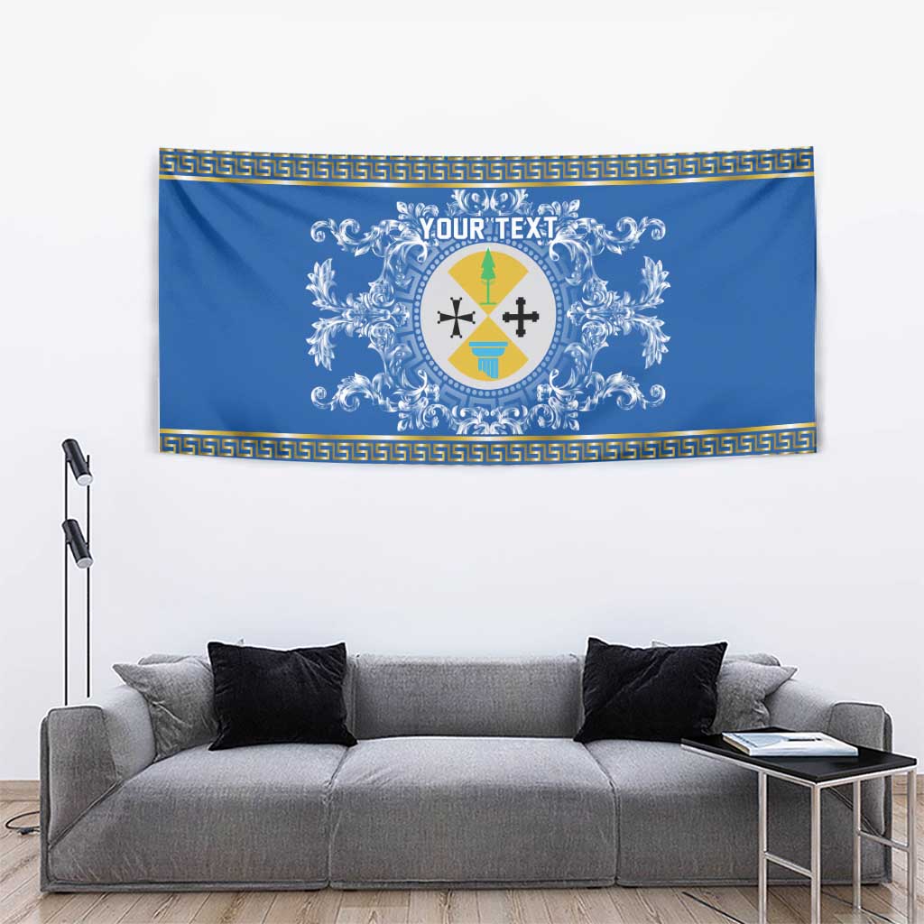 Personalized Italy Calabria Tapestry Baroque Motif