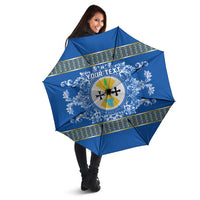Personalized Italy Calabria Umbrella Baroque Motif