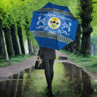 Personalized Italy Calabria Umbrella Baroque Motif
