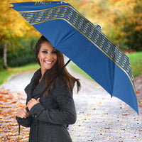 Personalized Italy Calabria Umbrella Baroque Motif