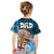 Dads Day Fiji Kid T Shirt Dad Au Lomani Iko - Polynesian Flowers Tribal - Wonder Print Shop