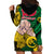 Dads Day Vanuatu Hoodie Dress Dad Mi lavem yu - Polynesian Flowers Tribal - Wonder Print Shop