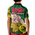 Dads Day Vanuatu Kid Polo Shirt Dad Mi lavem yu - Polynesian Flowers Tribal - Wonder Print Shop