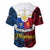 125th Independence Anniversary Philippines Baseball Jersey Polynesian Pilipinas Flag Style - Black LT9 - Wonder Print Shop