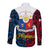 125th Independence Anniversary Philippines Long Sleeve Button Shirt Polynesian Pilipinas Flag Style - Black - Wonder Print Shop