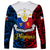 125th Independence Anniversary Philippines Long Sleeve Shirt Polynesian Pilipinas Flag Style - Black - Wonder Print Shop