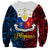 Polynesian Philippines Sweatshirt Pilipinas Flag Style for 125th Independence Anniversary Black - Wonder Print Shop