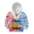 Polynesian Philippines Kid Hoodie Pilipinas Flag Style for 125th Independence Anniversary White - Wonder Print Shop