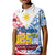 Polynesian Philippines Kid Polo Shirt Pilipinas Flag Style for 125th Independence Anniversary White - Wonder Print Shop