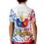 Polynesian Philippines Kid Polo Shirt Pilipinas Flag Style for 125th Independence Anniversary White - Wonder Print Shop