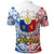 Polynesian Philippines Polo Shirt Pilipinas Flag Style for 125th Independence Anniversary White - Wonder Print Shop